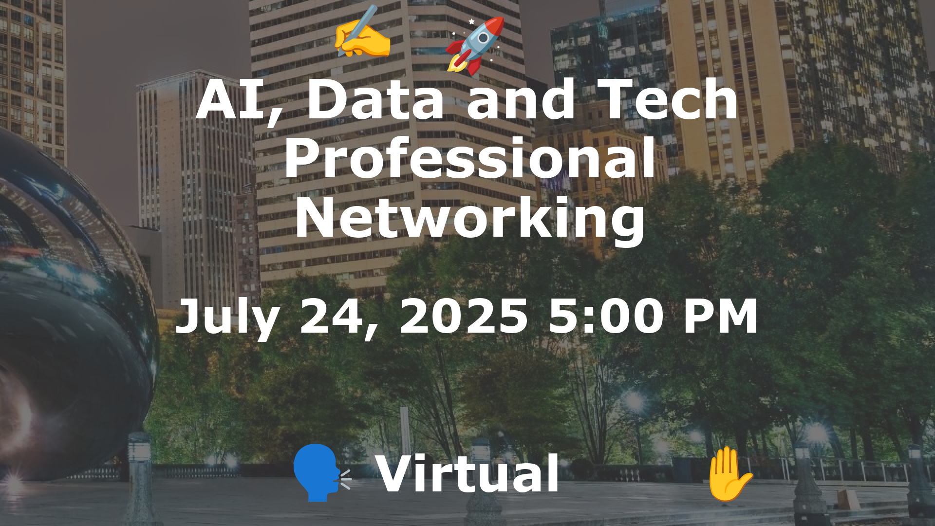 AI, Data and Tech Professional Networking event image
